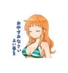 ONE PIECE ナミ (iroha)（個別スタンプ：6）