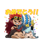 ONE PIECE キラー(とキッド海賊団)スタンプ（個別スタンプ：34）