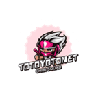 TOTOYOTONET ワールドESPORTSエンブレム（個別スタンプ：8）