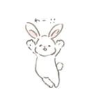 Fluffy bunny 1（個別スタンプ：1）