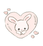 Fluffy bunny 1（個別スタンプ：19）