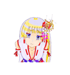 頑張る巫女お姉さん11（個別スタンプ：1）