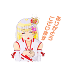 頑張る巫女お姉さん11（個別スタンプ：12）