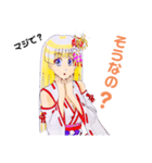 頑張る巫女お姉さん11（個別スタンプ：14）