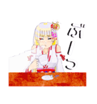 頑張る巫女お姉さん11（個別スタンプ：34）