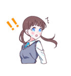 後輩系女子ちゃん（個別スタンプ：4）