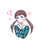 後輩系女子ちゃん（個別スタンプ：5）