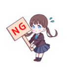 後輩系女子ちゃん（個別スタンプ：14）