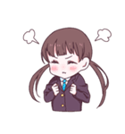 後輩系女子ちゃん（個別スタンプ：16）