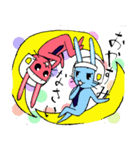 信号さぎシスターズ（個別スタンプ：1）