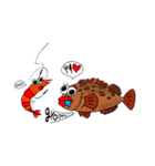 クセが強めなうみのなかまたち（個別スタンプ：5）