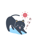 nanto 黒猫（個別スタンプ：17）
