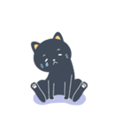 nanto 黒猫（個別スタンプ：34）