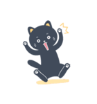 nanto 黒猫（個別スタンプ：35）