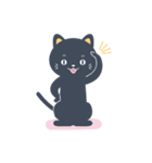 nanto 黒猫（個別スタンプ：37）