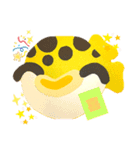みどりフグ丸福（個別スタンプ：7）