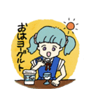 ダジャレガールズ（個別スタンプ：3）