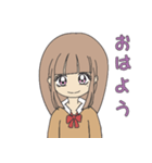ギャル全盛期！可愛い女子高生スタンプ3（個別スタンプ：1）