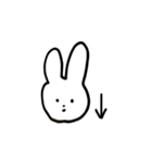 しろとはいのうさぎ（個別スタンプ：19）