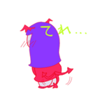 可愛い小悪魔コドモスタンプ(改)（個別スタンプ：3）