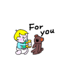 あっくんとクマ子ちゃん3（個別スタンプ：4）
