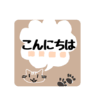 にゃんこ デカ文字スタンプ（個別スタンプ：12）