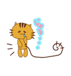 毎日使える！！ とら猫のスタンプ（個別スタンプ：38）