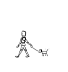 マネキン人 2 (文字なし)（個別スタンプ：1）