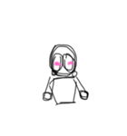 マネキン人 2 (文字なし)（個別スタンプ：2）