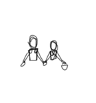マネキン人 2 (文字なし)（個別スタンプ：7）