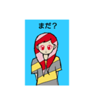 頑張れ女の子©️amqic（個別スタンプ：5）