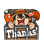 ONE PIECE LINE STAMP -THANKS！-（個別スタンプ：1）