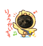 猫のゆったりスタンプ（個別スタンプ：6）