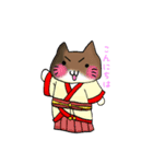 おしゃれねこ。（個別スタンプ：3）