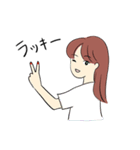 がーるの日 3 ポジティブ（個別スタンプ：5）