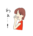 がーるの日 3 ポジティブ（個別スタンプ：11）
