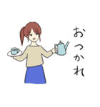 がーるの日 3 ポジティブ（個別スタンプ：13）