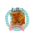 猫のクーザ＆あーちゃん＆ルタ（個別スタンプ：1）