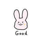 かわいげのあるうさぎさん（個別スタンプ：2）
