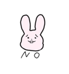 かわいげのあるうさぎさん（個別スタンプ：5）