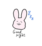 かわいげのあるうさぎさん（個別スタンプ：8）