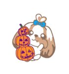 シーズー ハロウィーンスタンプ（個別スタンプ：2）