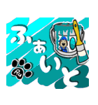 見やすい  でか文字 (カラー  ペイント)（個別スタンプ：1）