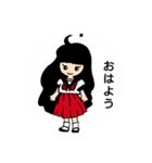 制服女子ちゃん©️amqic（個別スタンプ：1）