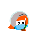 コロナ対策ちゃん（個別スタンプ：1）