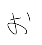 マジちょっときたねぇ字（個別スタンプ：5）