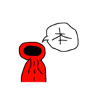 赤色パーカーのスタンプ-2（個別スタンプ：33）