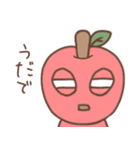 りんごちゃん(津軽弁)（個別スタンプ：10）