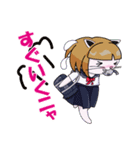 JKと巫女とニャンコ（個別スタンプ：7）