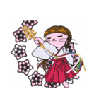 JKと巫女とニャンコ（個別スタンプ：22）